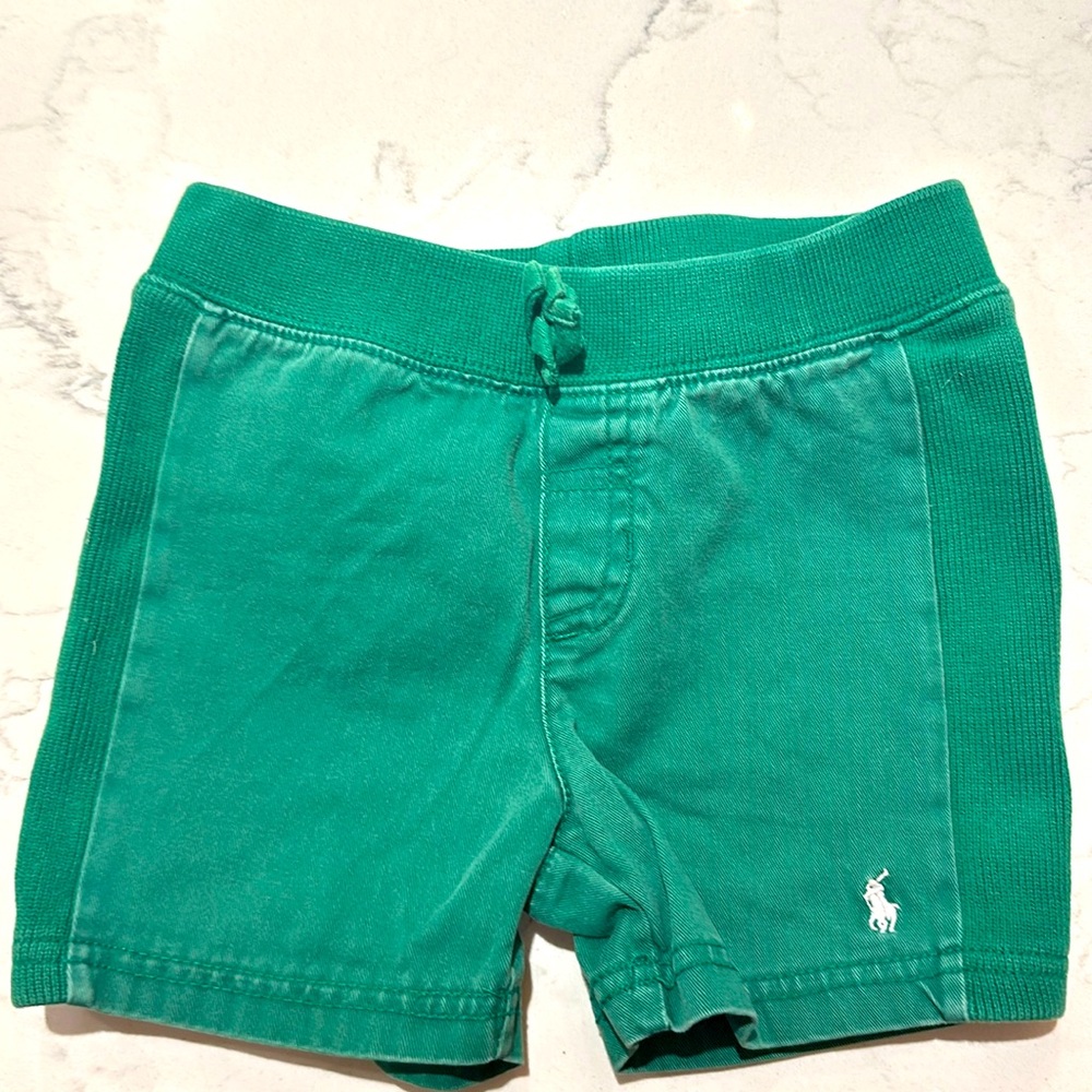 Baby Ralph Lauren shorts..6m.. Kelly green in color.